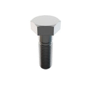 316, 7/8"-9 Hex Head Cap Screw, Plain Stainless Steel, 2-3/4 in L