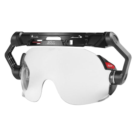 BOLT Eye Visor - Clear Dual Coat Lens (Compatible with Milwaukee Safety Helmets & Hard Hats)