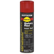 Rust Preventative Spray Paint, Safety Red, Gloss, Solvent, 15 oz
