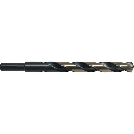 135 Degree Heavy-Duty Jobber Length Drill Cle-Line 1879 Black & Gold HSS RHS/RHC 25/64