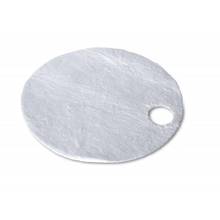 Sorbent Pad, 9.9 gal, 22 in Dia., Oil, White, Renewable Natural Fibers