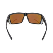 Swagger (SR2), Safety Glasses, Anti-Scratch, Green Mirror Lens, Charcoal Frame, Full-Frame