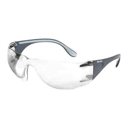 5000, Safety Glasses, Anti-Fog & Anti-Scratch, Clear Lens, Gray Frame, Half-Frame