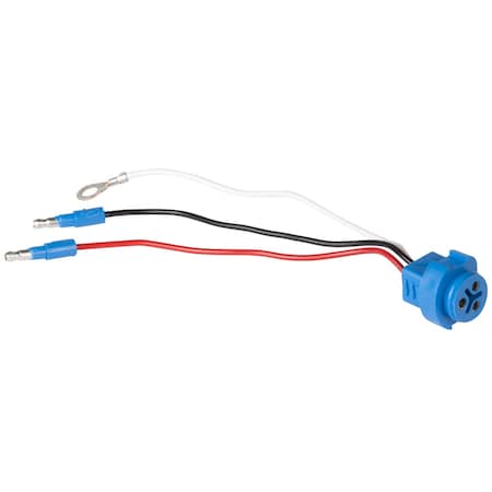 Pigtail, 3 Wire,Chassis Ground,Slim-line