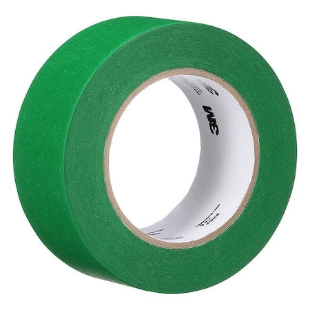 UV-Resistant Masking Tape, 4.8 mil Thick, Green, Rubber Adhesive