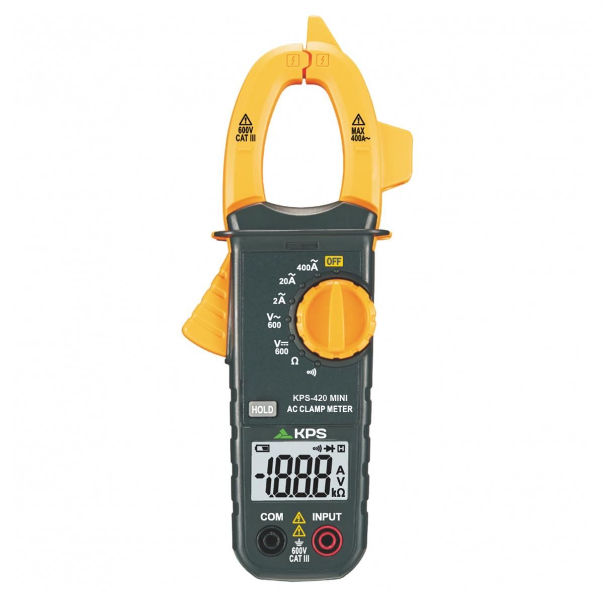 KPS PA420 Mini Digital Clamp Meter for AC/DC Voltage and AC Current