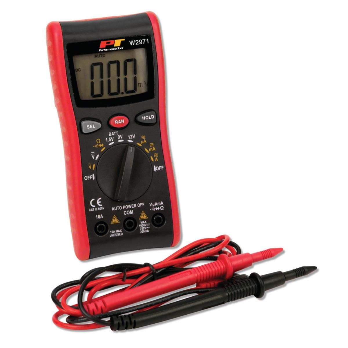 Digital Multimeter Tester w/Auto Ranging