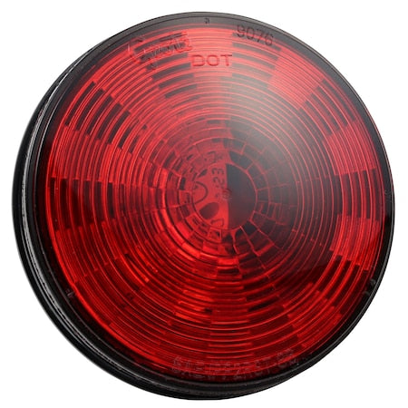 Stop/Tail/Trn Lamp,LED,Dia 4-5/16 In,Red