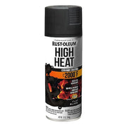 Engine Enamel, 12 oz,  Exterior/Interior, High Heat Spray Paint, Solvent, Silicone, Metal, Smooth