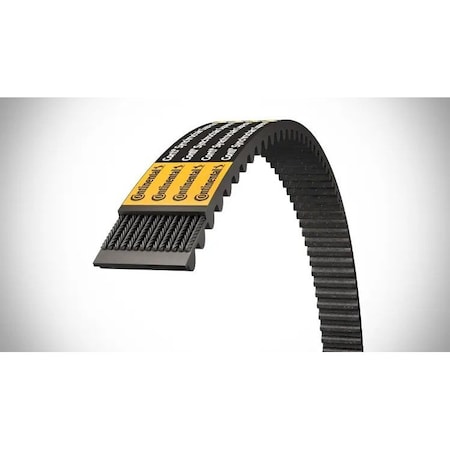 Curvilinear Industrial Timing Belt, 185 Teeth, Neoprene, 2590 mm Wide, 14 mm Pitch, 2590 14M 170