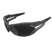 Type-V, Safety Glasses, Anti-Fog & Anti-Scratch, Smoke Lens, Gray Frame, Full-Frame
