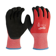 Cut-Resistant Insulated Gloves, Cut Level A3 ,Double Dipped ,Latex ,Sandy ,L ( 9 ) 12 PK