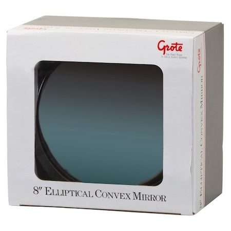 Elliptical Mirror,8-3/4 In,Convex