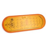 Stop/Tail/Turn LED Lamp,Oval,Yellow