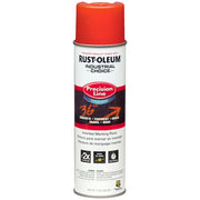 Inverted Marking Paint, 17 oz., Fluorescent Red, Water -Based