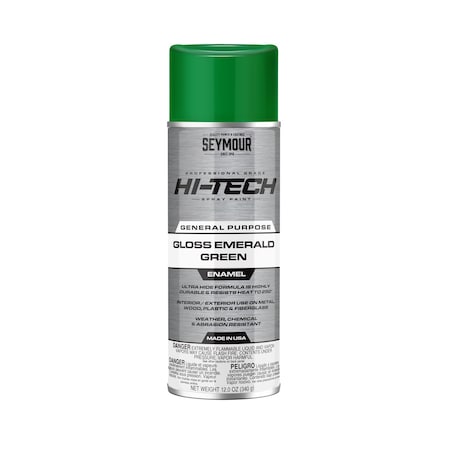 Seymour Hi-Tech Enamel, Gloss Green (12oz)
