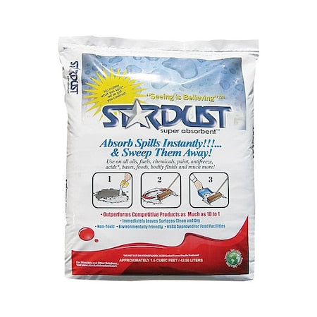 Loose Sorbent, 8 gal, Universal, White