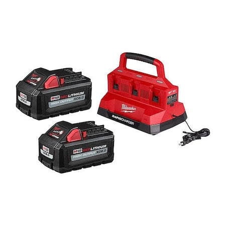 M18 6.0 Battery 2PK +M18 PACKOUT Charger