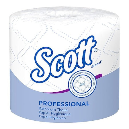 Professional Standard Roll Toilet Paper, 2-Ply Individually wrapped rolls, 550 Sheets/Roll, 80 Rolls