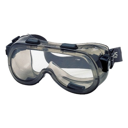 Safety Goggles, Clear Lens, UV-AF Anti-Fog Lens, Indirect Vent, Smoke Frame, 24 Series