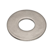 Flat Washer, For Screw Size 3/8 in ,Stainless Steel Plain Finish, 10 PK