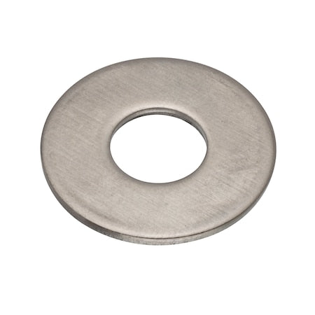 Flat Washer, For Screw Size 3/8 in ,Stainless Steel Plain Finish, 10 PK