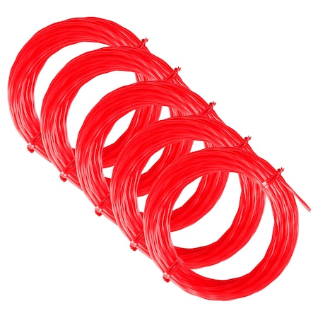 String Trimmer Line,Red,1/16 in H