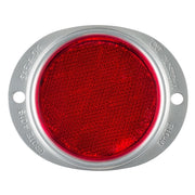 Reflector, Armored, Red, Dia 3 5/8 In