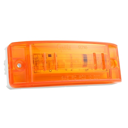 Clearance/Marker Lamp,Optic Lens,LED,Ylw