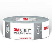 Duct Tape, Gray, 30 yd L, 1-7/8 in W