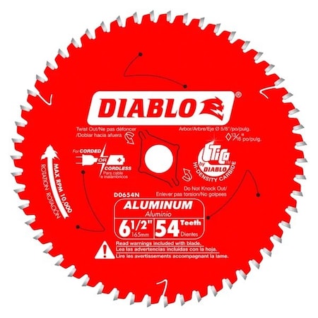 CircularSawBlade,Carbide,Dia:6.5