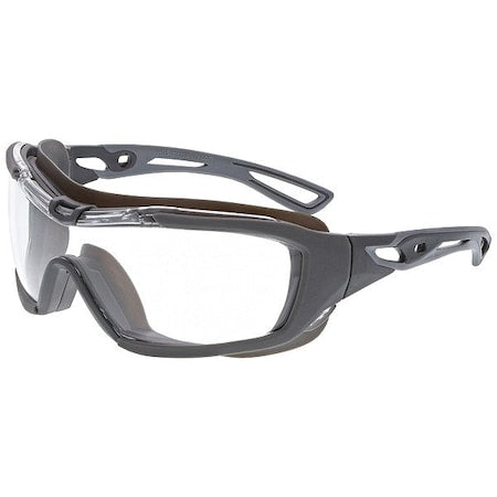 Safety Goggles, Clear Lens, MAX6 Anti-Fog, Non Vented, Elastic Strap, Hydroblast HB5 Series