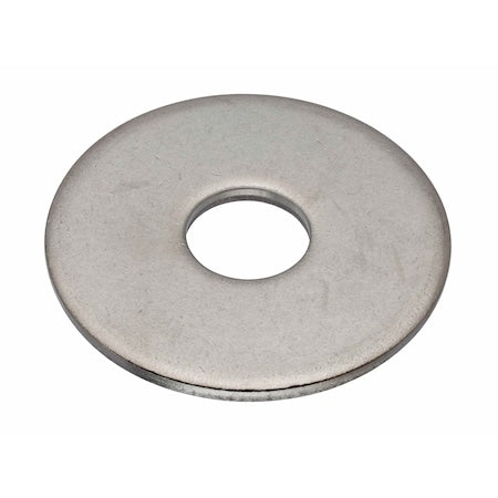 Flat Washer, For Screw Size 1/2 in ,Stainless Steel Plain Finish, 5 PK