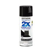 General Purpose Spray Paint, Black, Gloss, Solvent, 12 Oz
