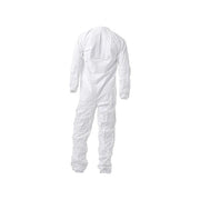 Bound Neck. Dolman Sleeve Design. Zipper Closure. White XL