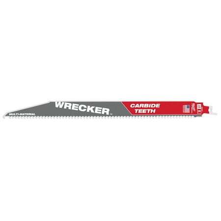 12 in x 6 TPI Reciprocating Saw Blade, 3 PK