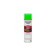 Construction Marking Paint, 17 oz., Fluorescent Green, Water -Based