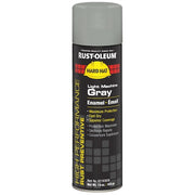 Rust Preventative Spray Paint, Light Machinery Gray, Gloss, Solvent, 15 oz