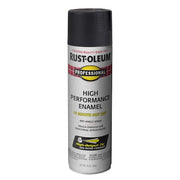 Rust Preventative Spray Paint, Black, Semi-Gloss, 15 Oz