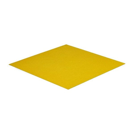 Traction Mat Yellow, 4 ft W x 4 ft L, 3/16 in Thick