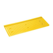SafetyCabinetTray,Yellow,Polyethylene