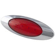 Clearance and Marker Lamp,Red,Oval