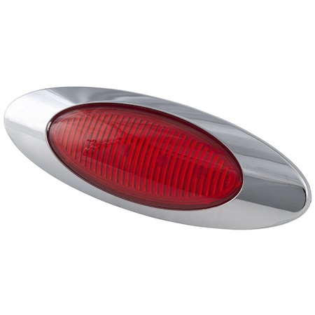 Clearance and Marker Lamp,Red,Oval