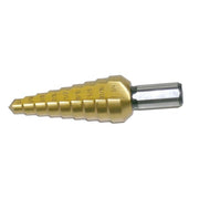 118 Degree Step Drill Cle-Line 1874-TN TiN HSS RHC 3/16-7/8 x 1/16