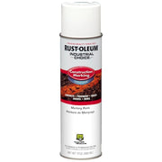 Construction Marking Paint, 17 oz., White, Water -Based