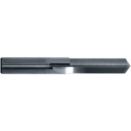 140 Degree Straight Flute Stub Length Drill Cleveland 1766 Bright Carbide RHC No 33