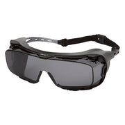 Cappture(TM) Plus, Reader Safety Glasses, H2MAX Anti-Fog, Gray Lens, Gray Frame, Frameless, OTG