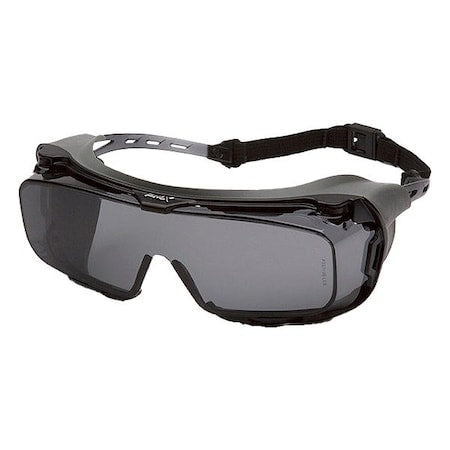 Cappture(TM) Plus, Reader Safety Glasses, H2MAX Anti-Fog, Gray Lens, Gray Frame, Frameless, OTG