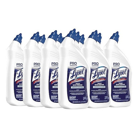 Disinfectant Toilet Bowl Cleaner, 32oz Bottle, PK12