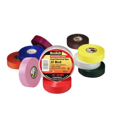 ElectricalTape,6-5/8ydL,1/2inW,PK8